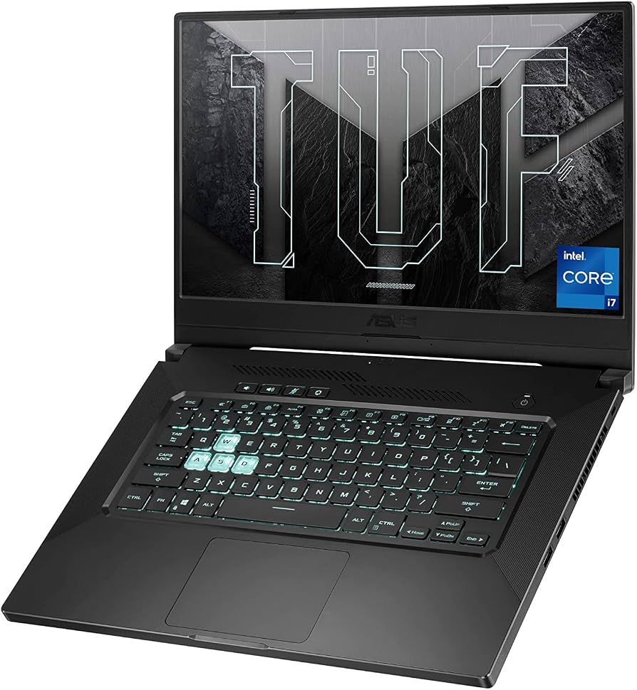 Asus TUF FX516P معالج i7-11370H الجيل 11 - ذاكرة 16 جيجا - هارد 512 جيجا SSD - شاشة 15.6 بوصة RTX3060-6GB
